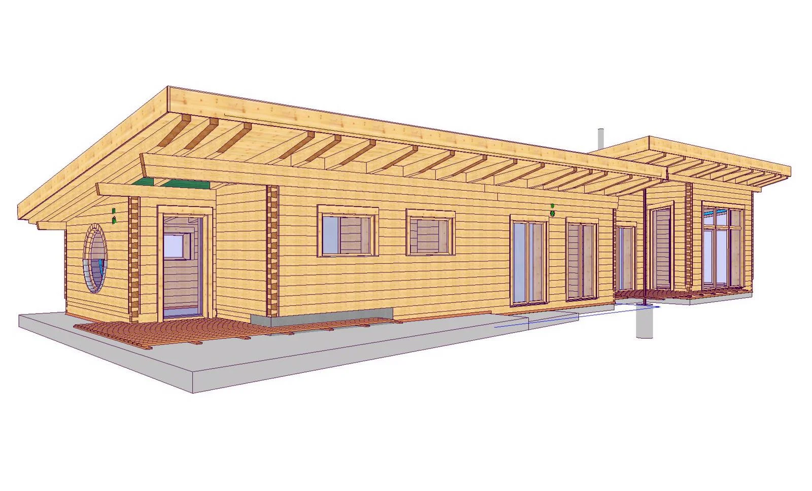 A possible design for a classroom space. This design could be adapted in any way to meet the needs of your educational establishment.