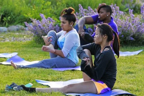 Yoga In The Garden