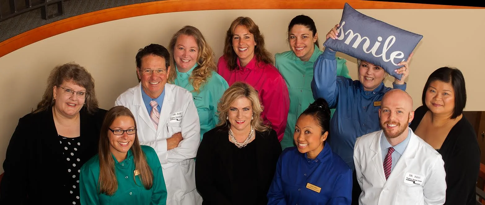  Back Row Left to Right: Marilyn, Dr. Bob, Gina, Dena, Debbie, Lisa, May Front Row Left to Right: Leslie, Angie, Gigi, Dr. Eric 