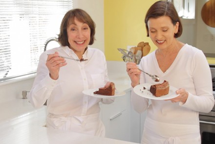 Didi Conn with Chef Viviane.