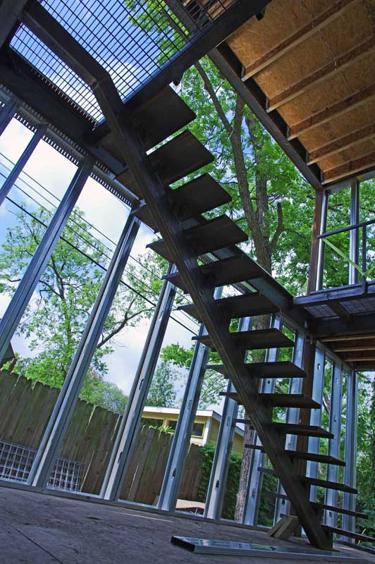 The Steel Spine Staircase. 