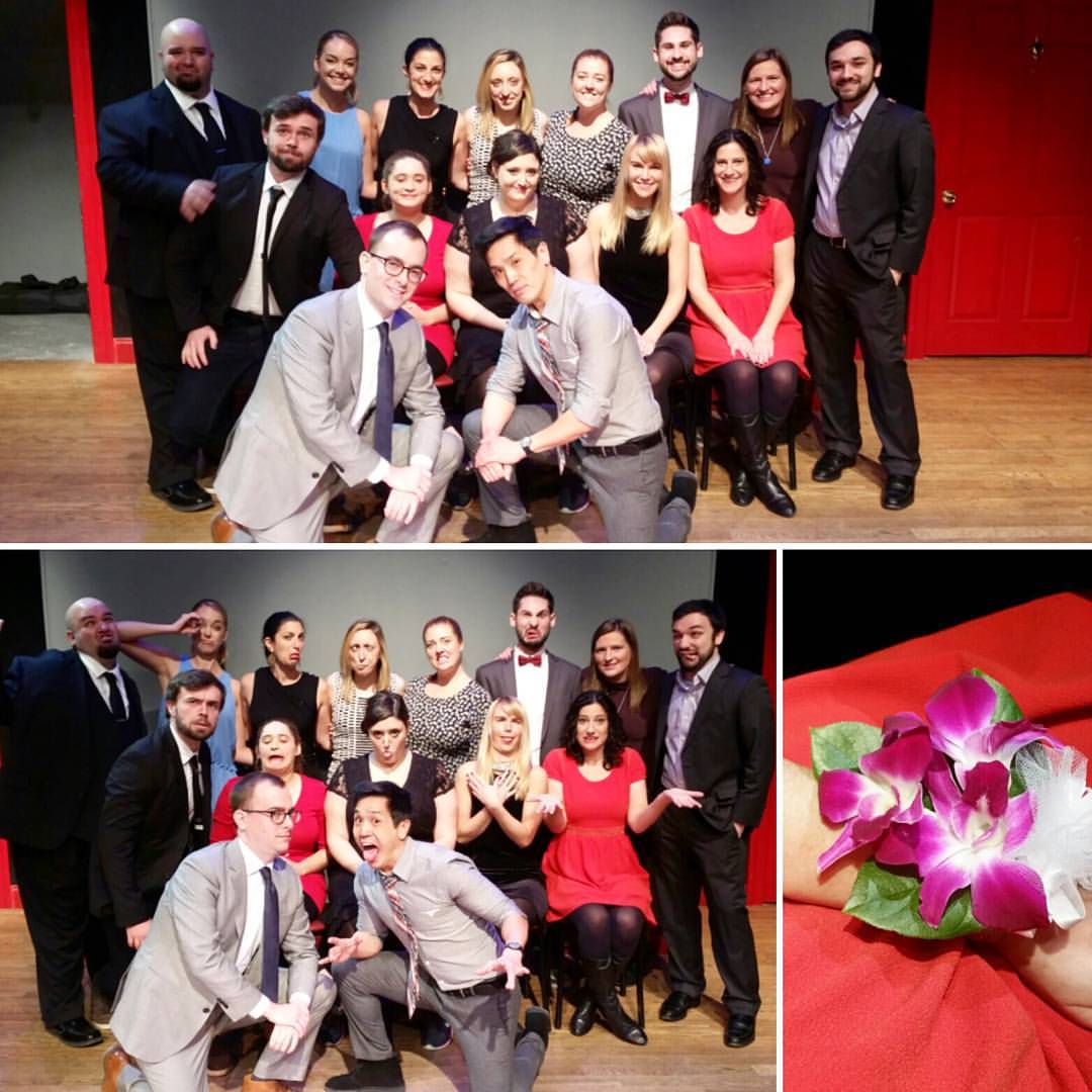 Level 3 grad show: Wedding attire and a corsage!