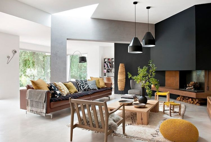 ’80s residence was completely redesigned by Marie-Laure Helmkampf