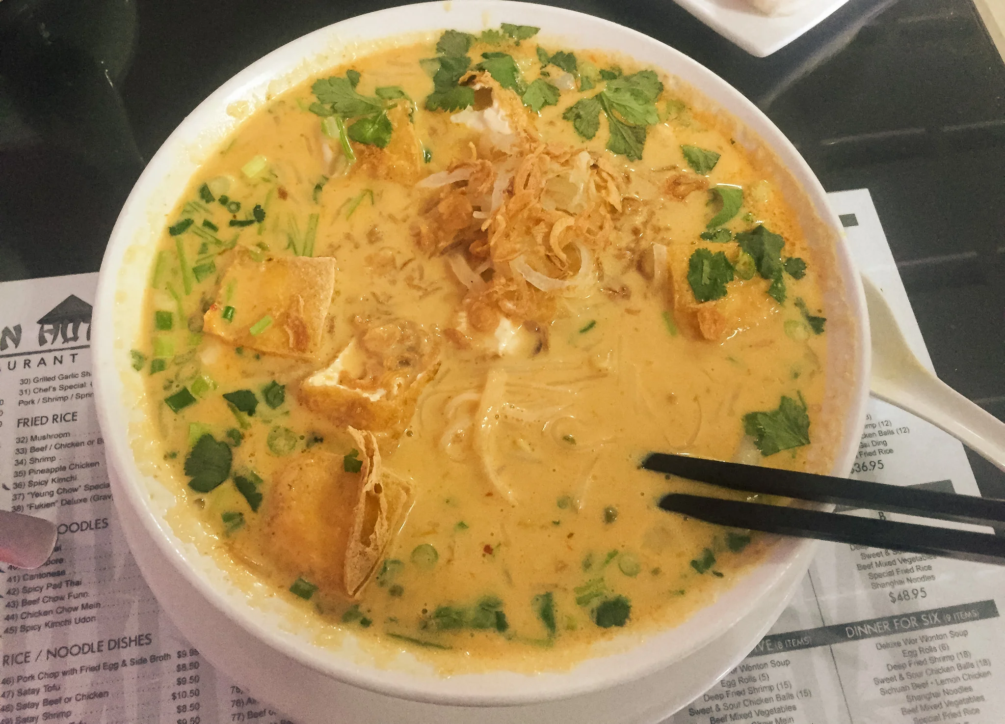 Singapore Laksa - Asian Hut Saskatoon