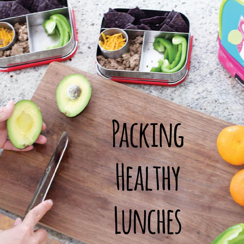 School lunch box packing tips for the busy mom. All healthy lunch ideas, no sandwiches.