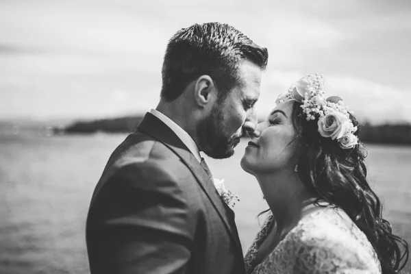 A North Wales wedding for two on the wonderful isle of Anglesey - Photography from Château Rhianfa