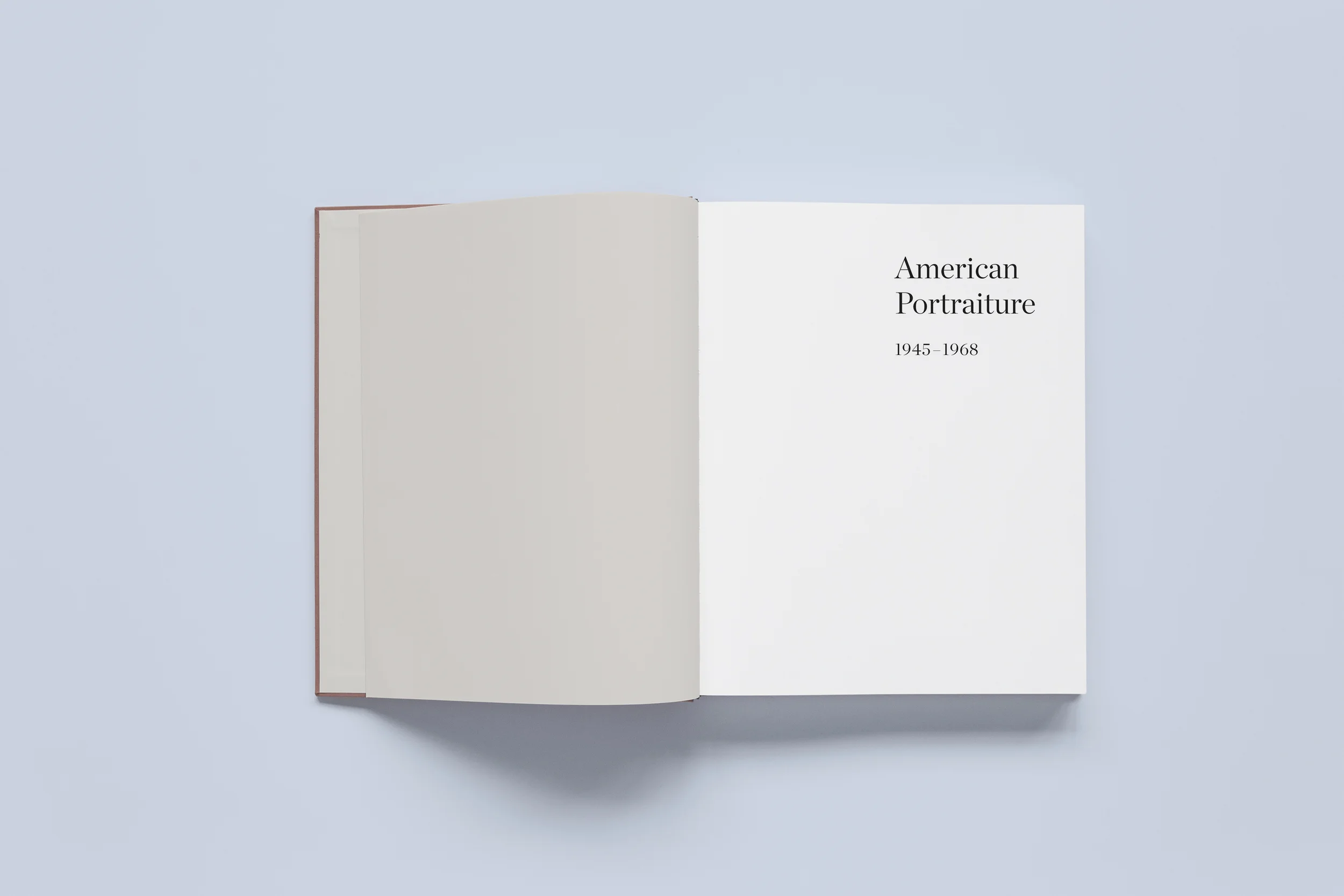  Layout for  American Portraiture: 1945–1968  