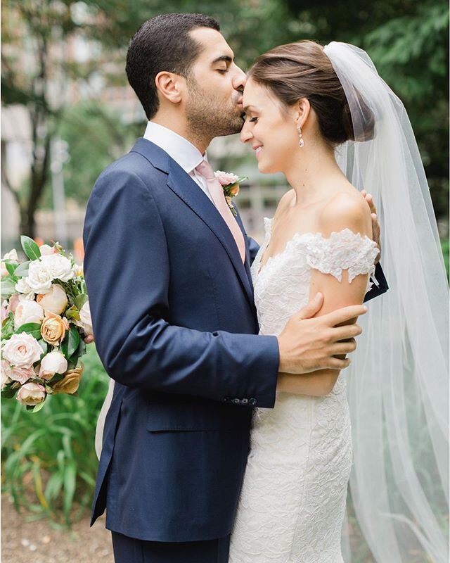 Younes and Alyssa on their wedding day, simply happy to be in each others&rsquo; arms. When your entire vendor team still gushes about you to this day, well you know they are one special pair!!