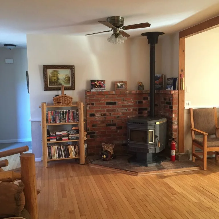 Yoga Room (furniture will be cleared, fire place in room)