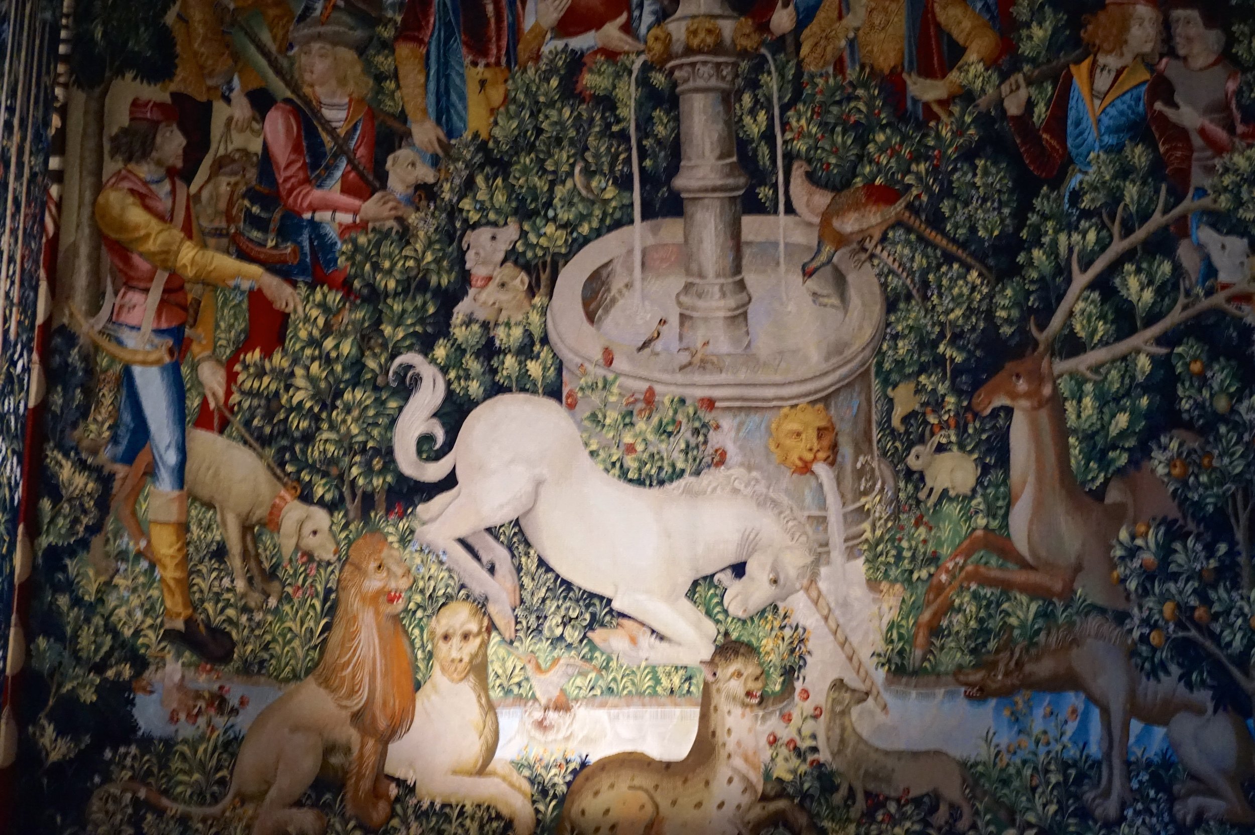 Unicorn Tapestry in the Castle