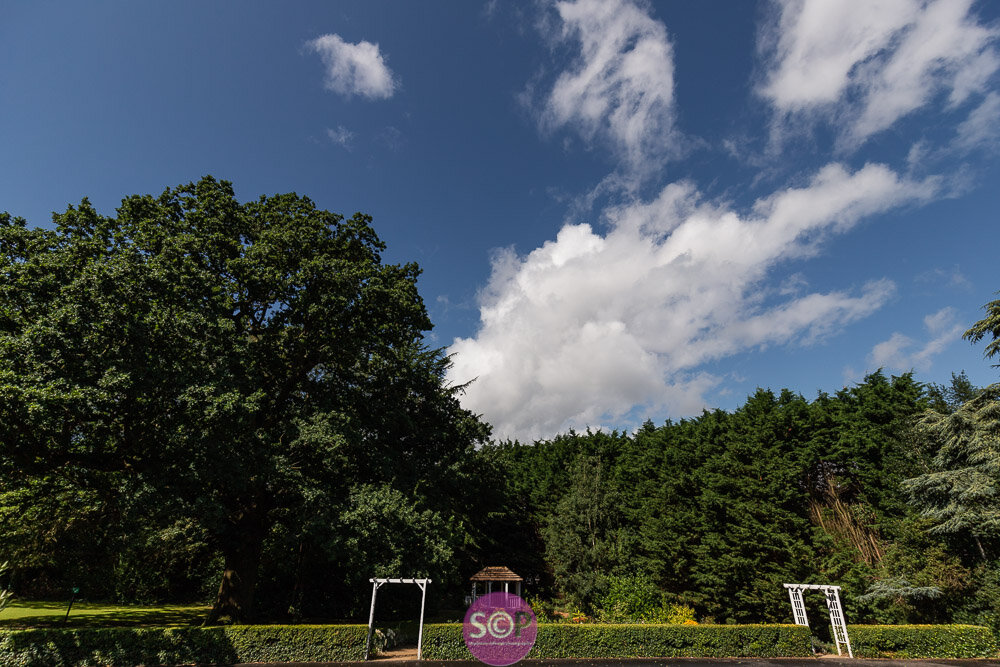 grounds of the iliffe, coventry on a sunny day