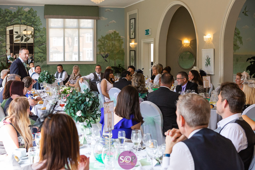 the wedding breakfast at the iliffe coventry