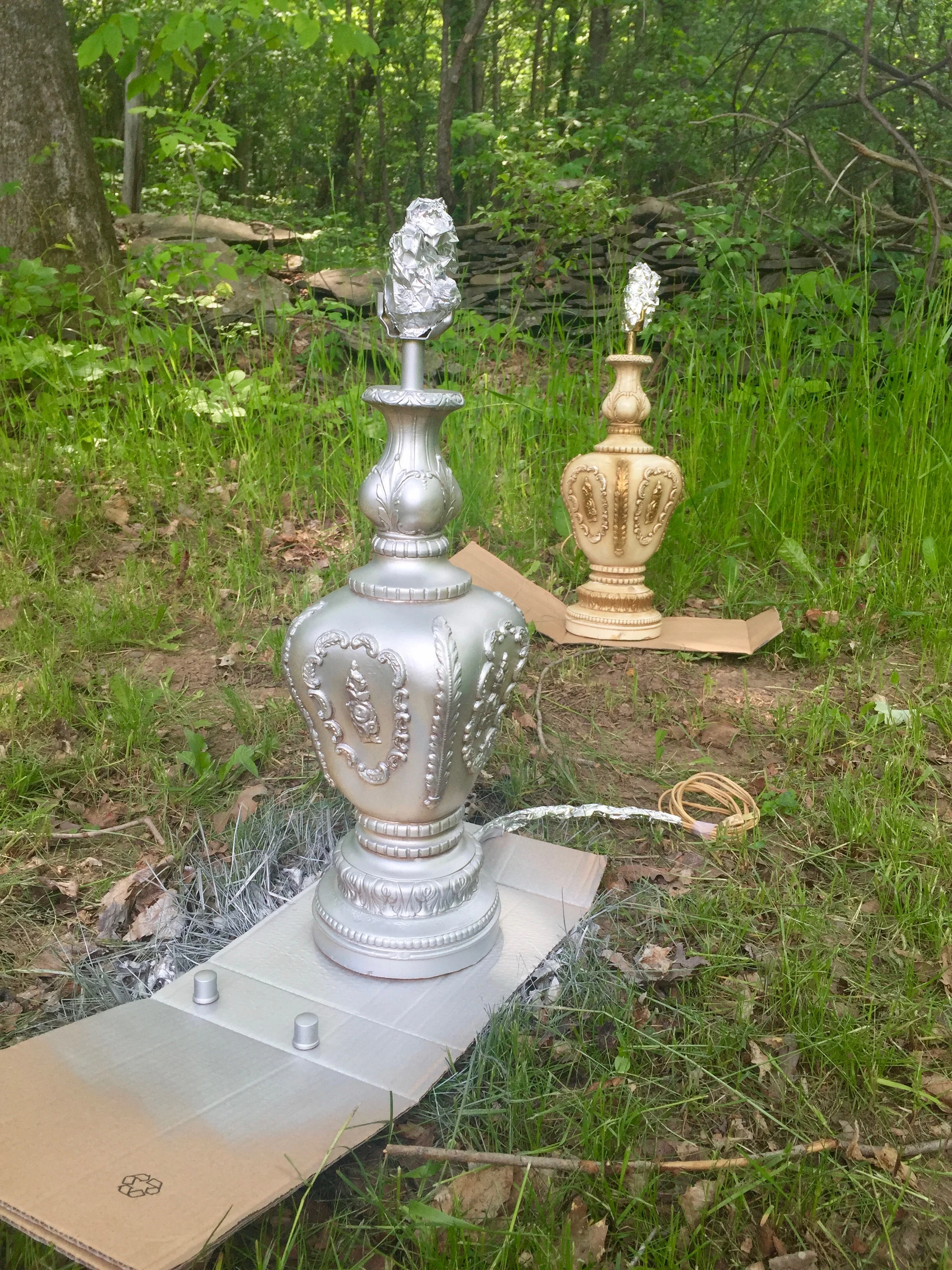DIY Spray-Painting Secrets: A New Look for Old Lamps