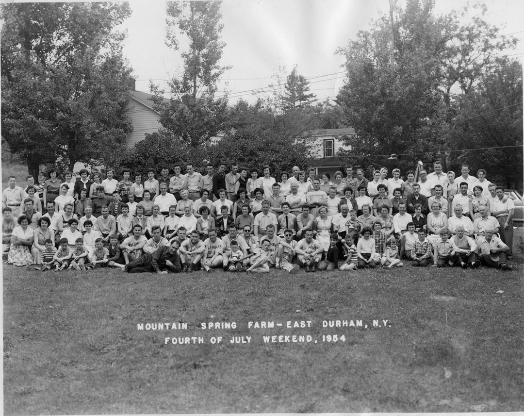 Mullan's Mountain Spring Farm, East Durham, 1954; photo courtesy of Kevin Ferguson