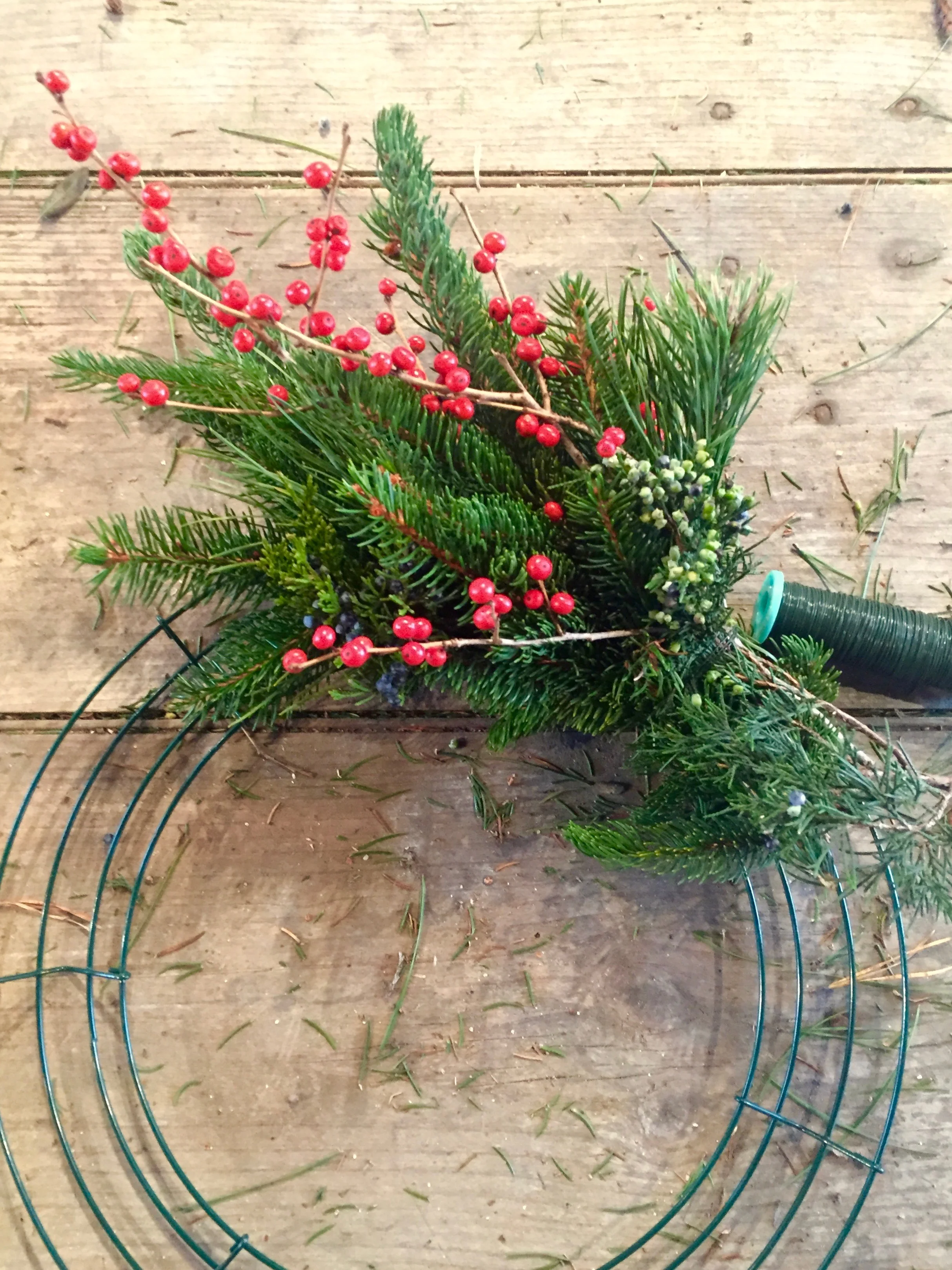 wreath making workshop