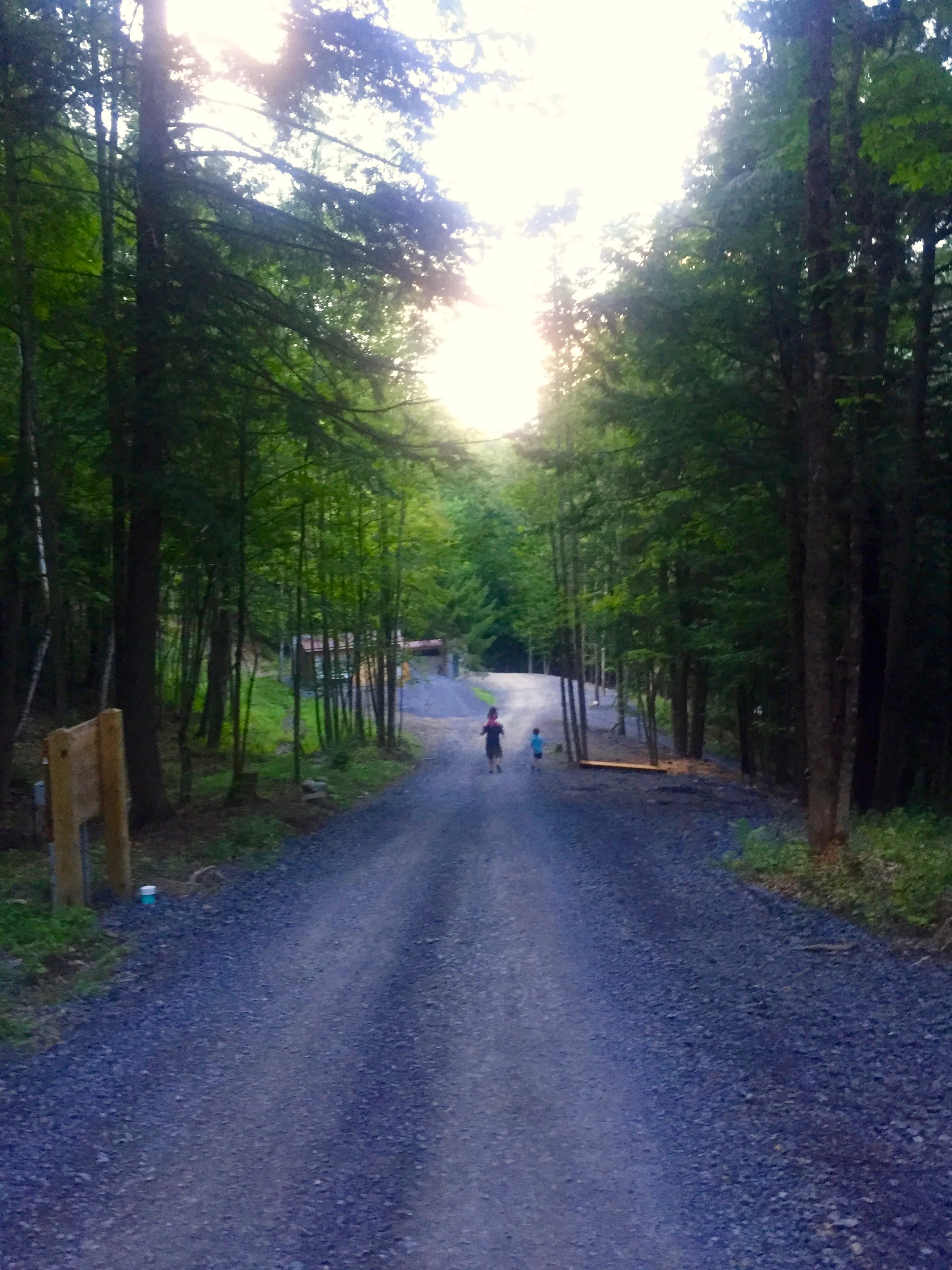 Camp Here Here trail