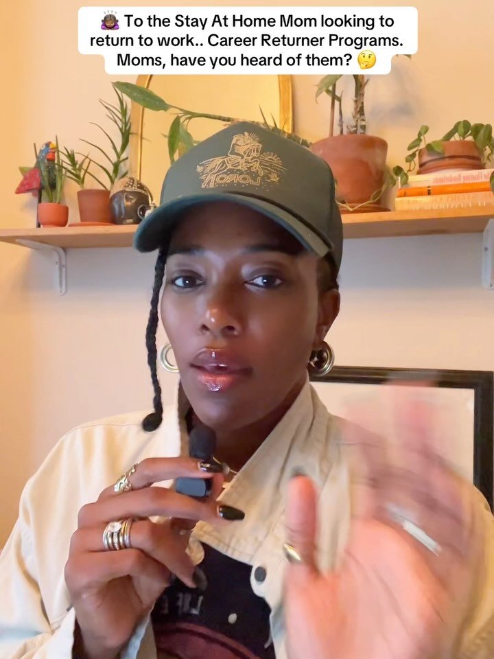 ✨🙇🏾&zwj;♀️ Today&rsquo;s off to a great start ☺️ To the Stay At Home Mom ready to return to work&hellip; have you heard of Career Returner Programs?

These programs are literally designed to help you re-enter the workforce after time away for careg