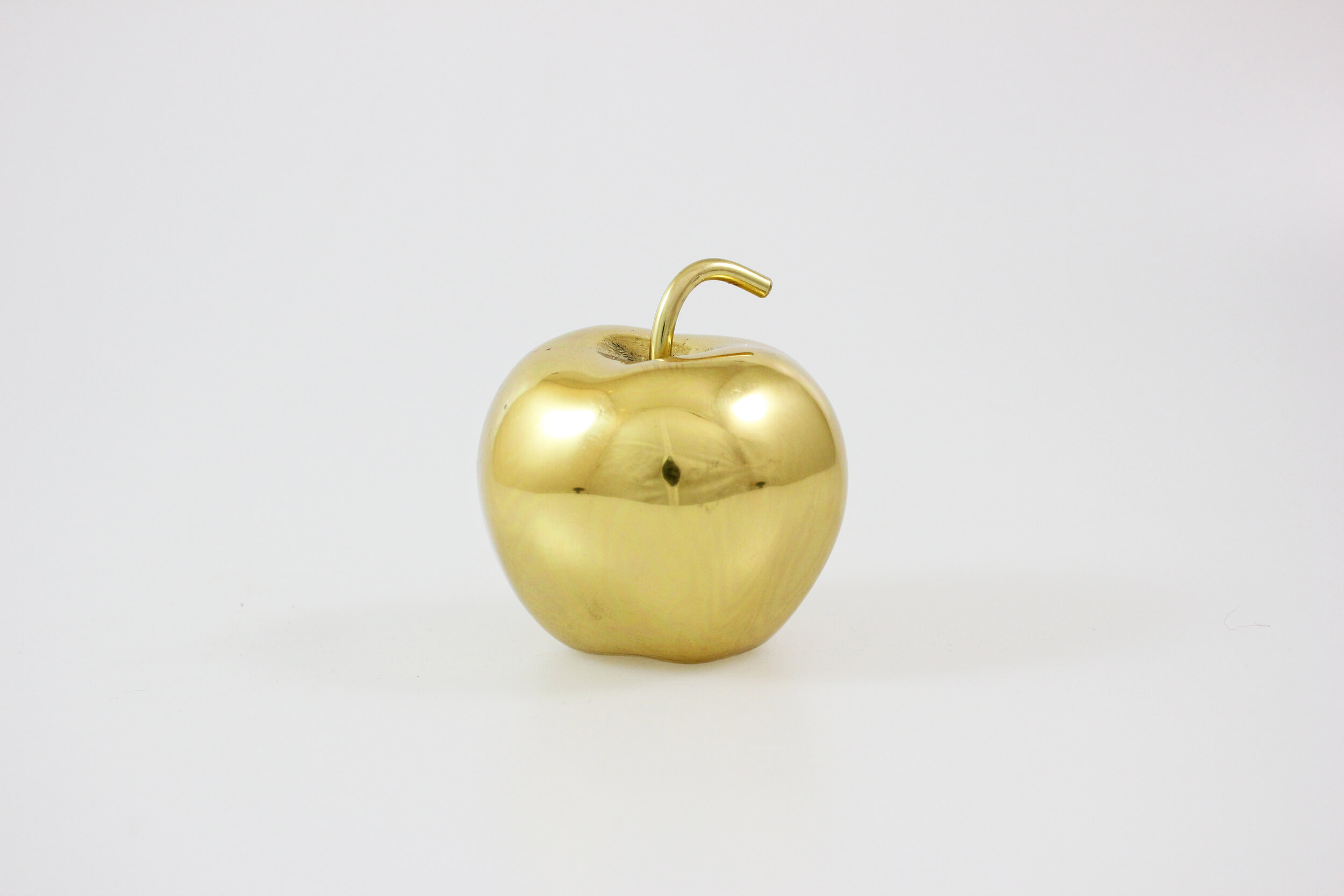 Solid Brass Apple