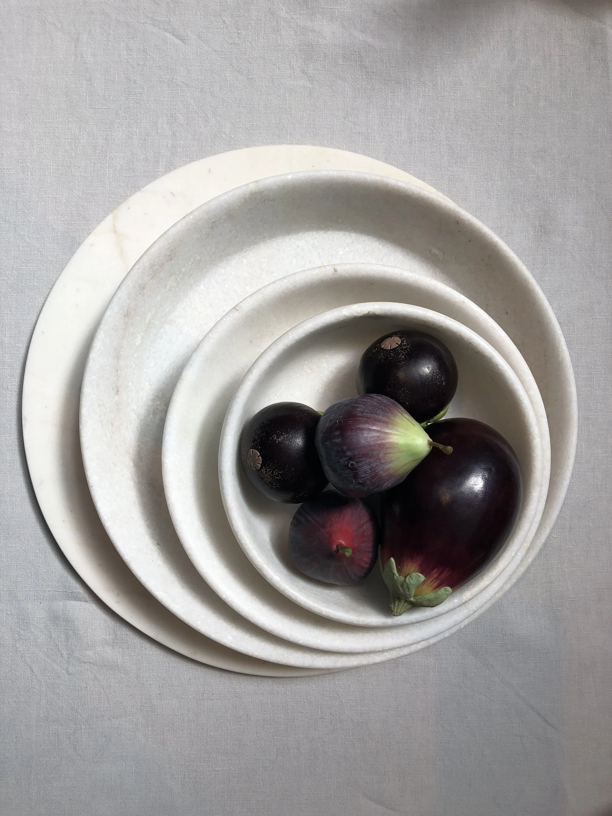 WHITE MARBLE PARAT SMALL