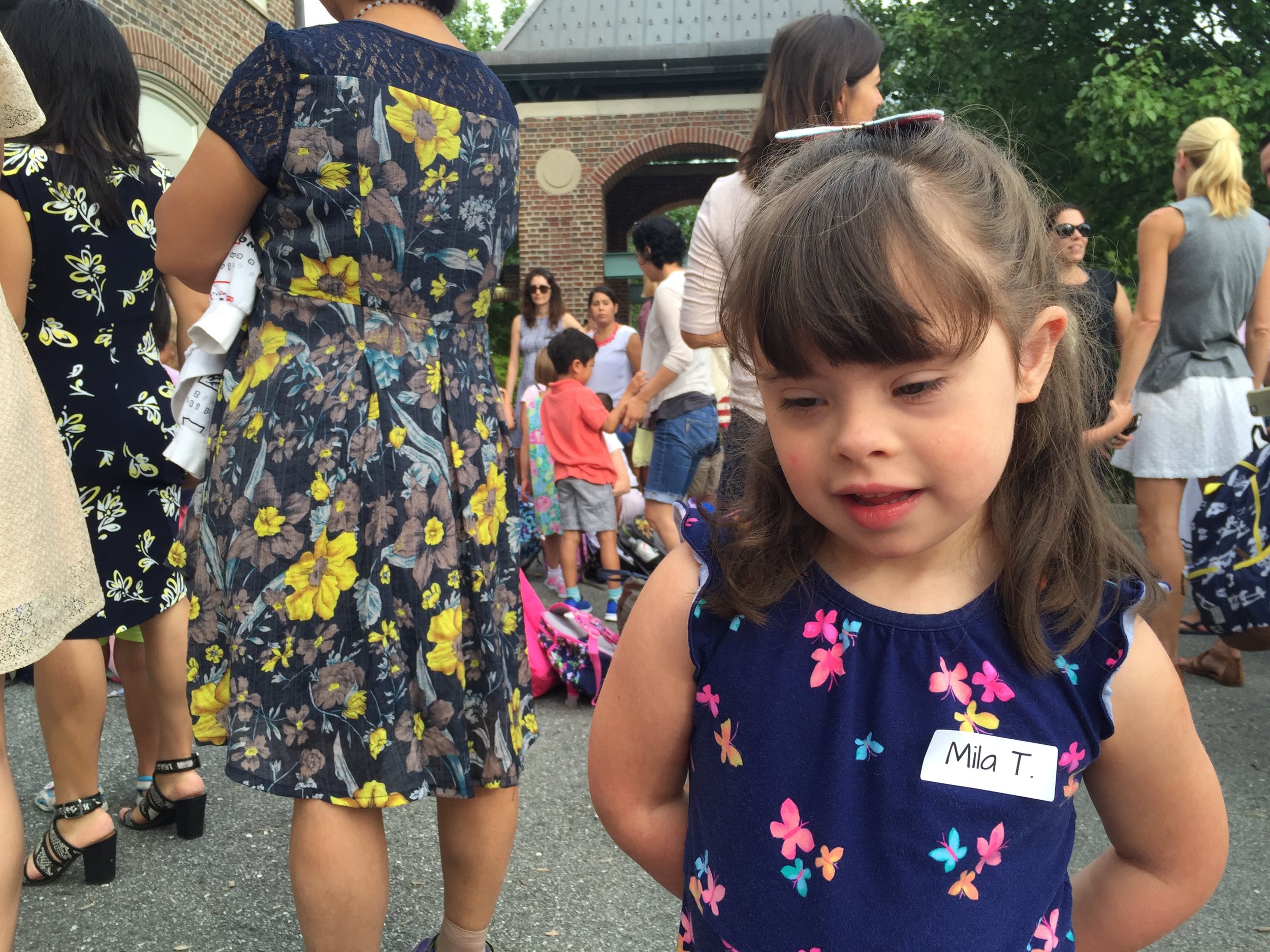 Mila at school