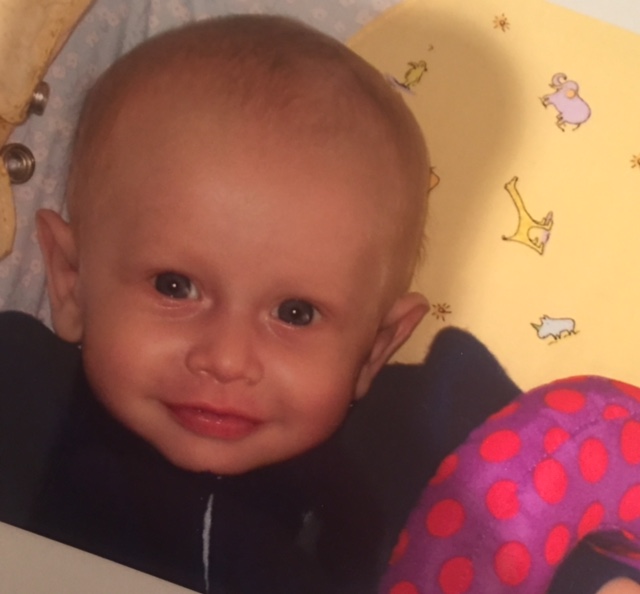Ethan as an infant