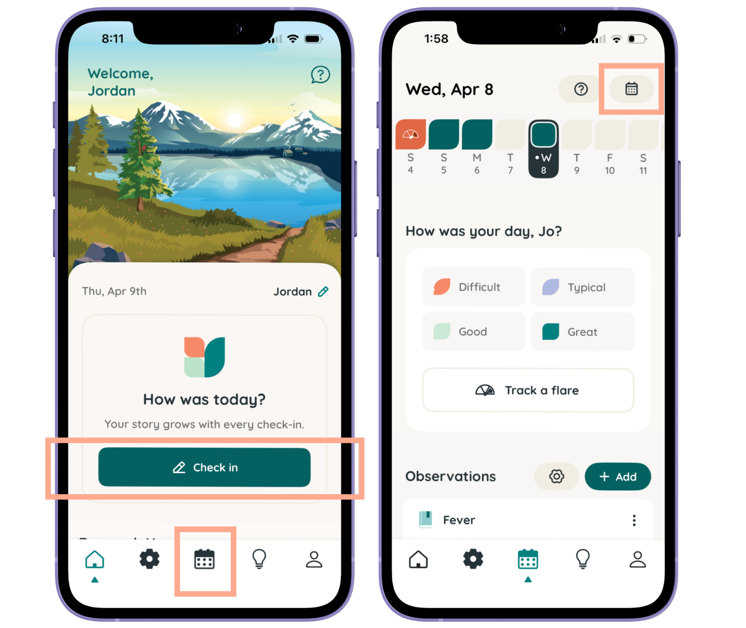 New Feature: See Patterns Faster With Calendar Filters — Folia Health