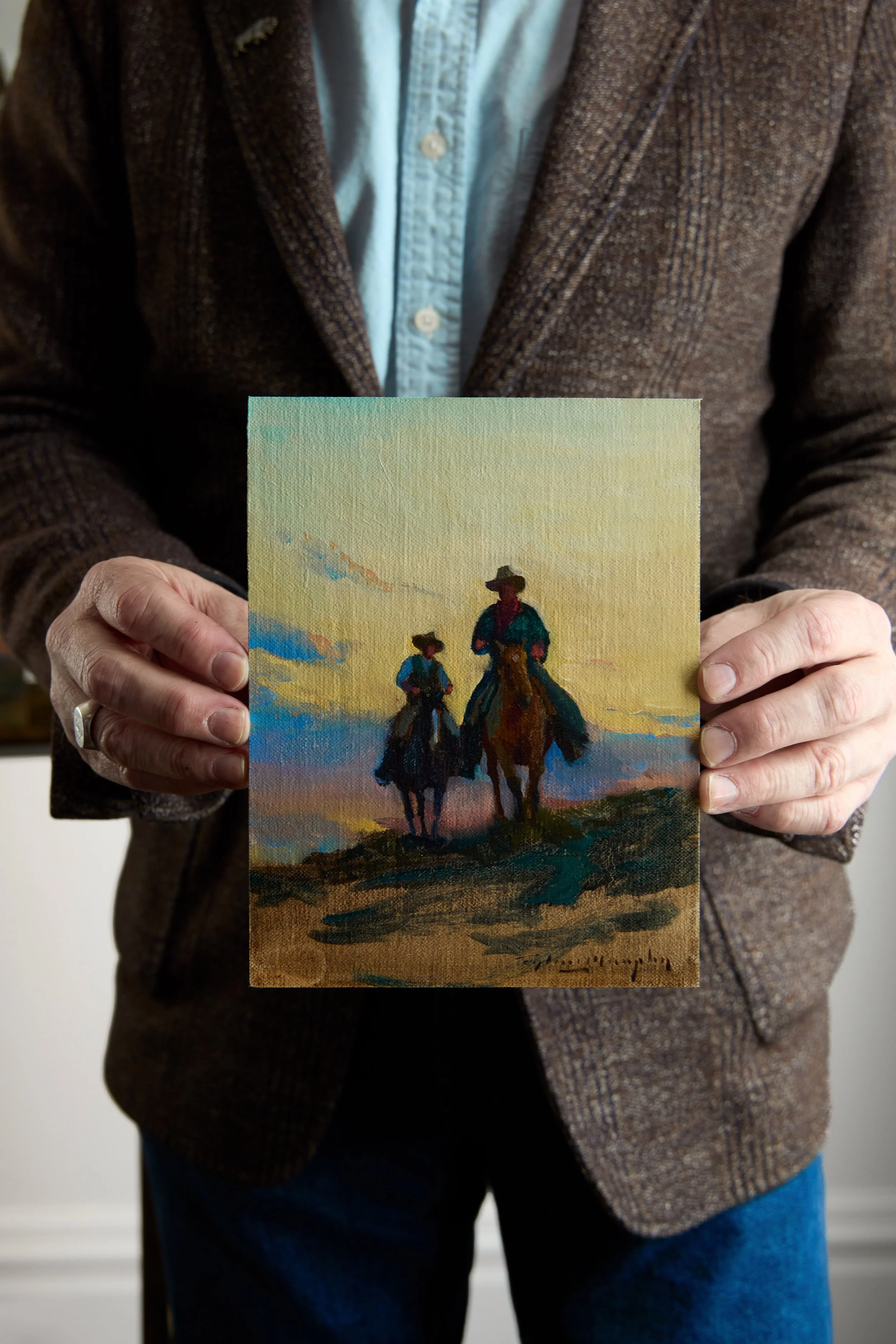 Kibler and Kirch KKFA 2026 Tyler Murphy Two Cowboys at Sunset 1160-1.jpg