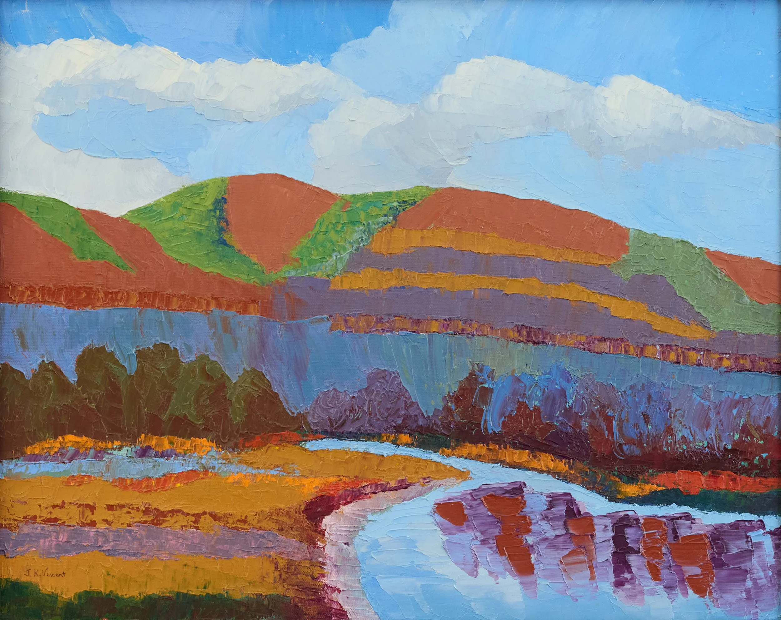 Kibler and Kirch Fine Art James A Vincent Rimrock Shadows 2530crop.jpg