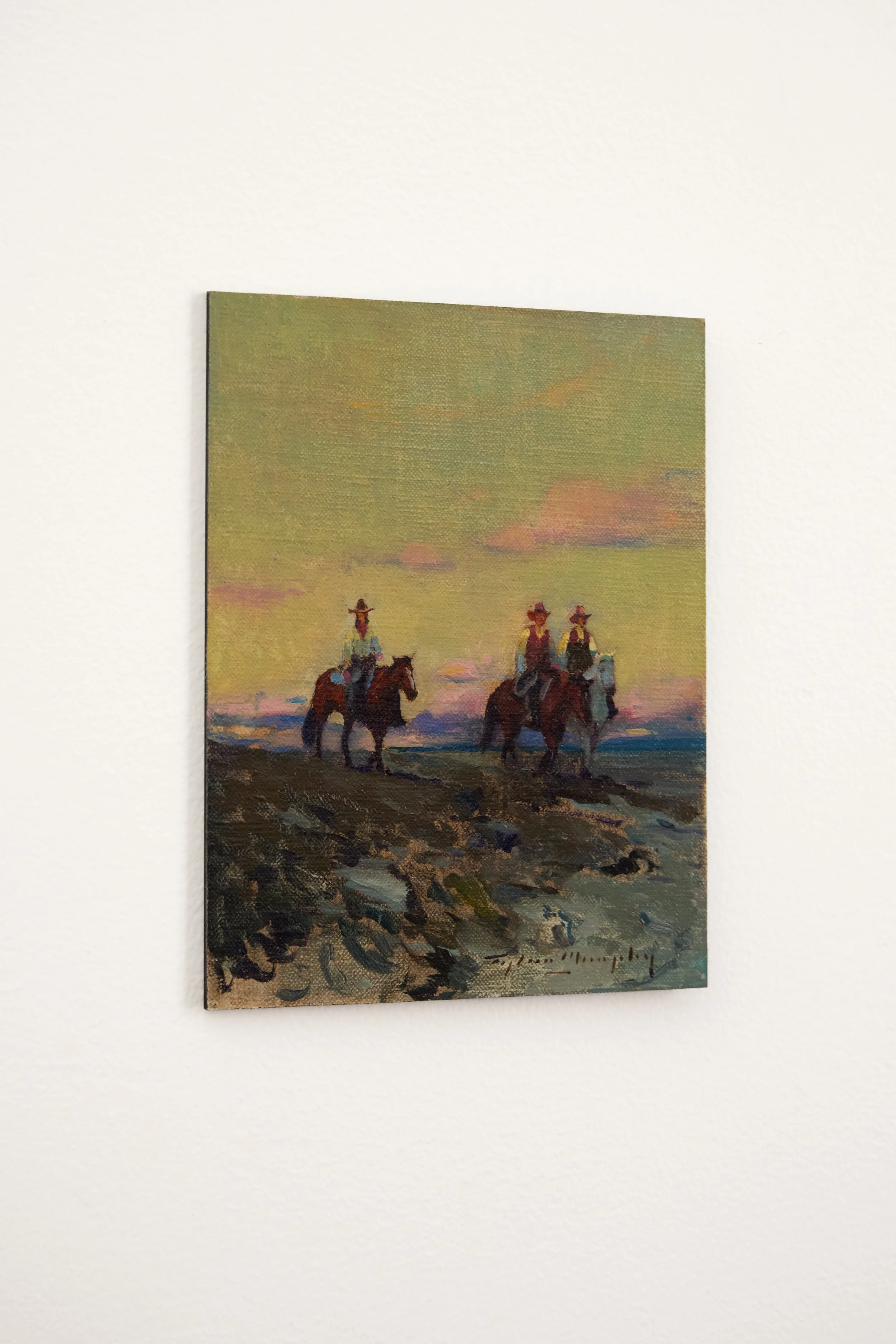 Kibler and Kirch KKFA 2026 Tyler Murphy Three Cowboys at Sunset 1022.jpg