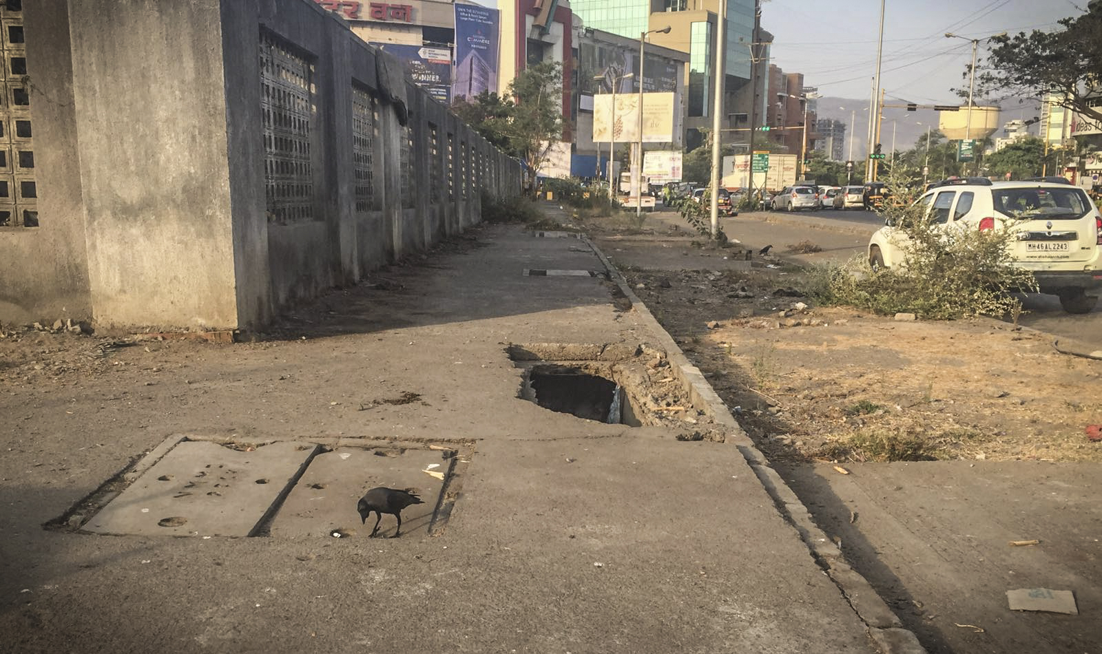 It's important to look where you are walking.