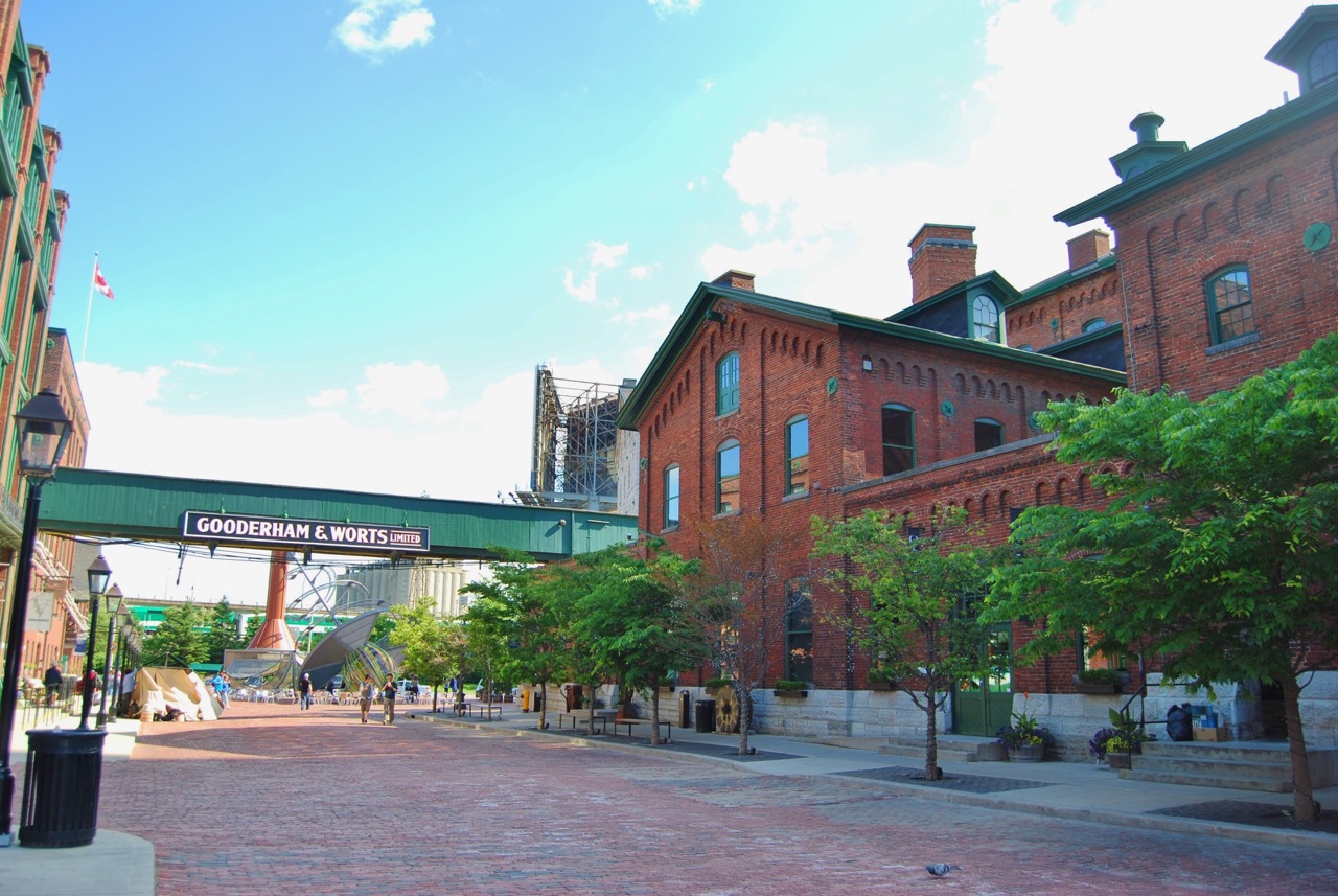 DISTILLERY DISTRICT IN TORONTO Photo Credit: licensed through shutterstock.com