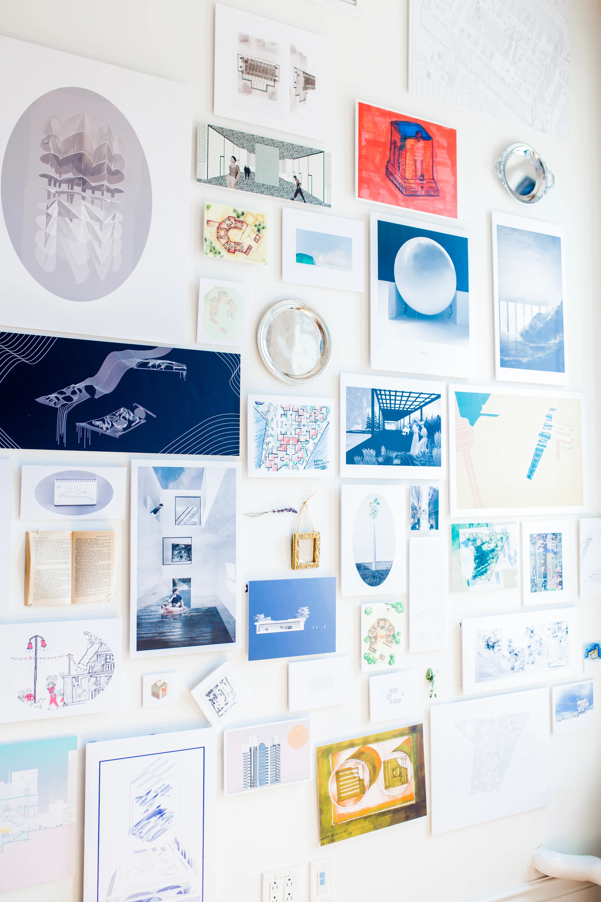 A wall of Student Work.