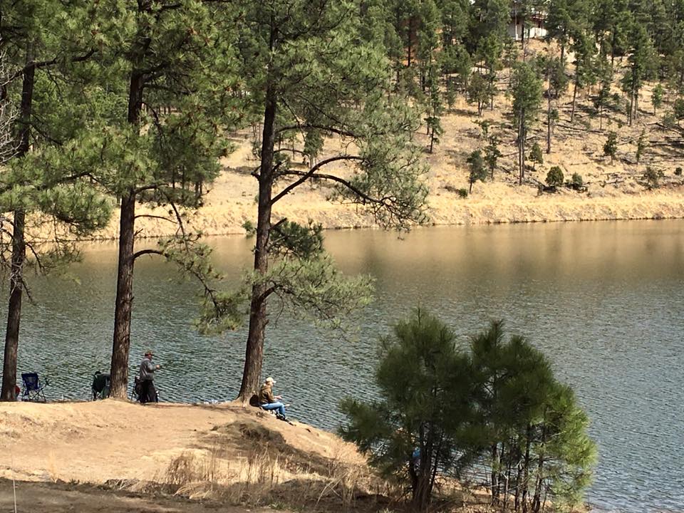 Fishing at Grindstone Lake