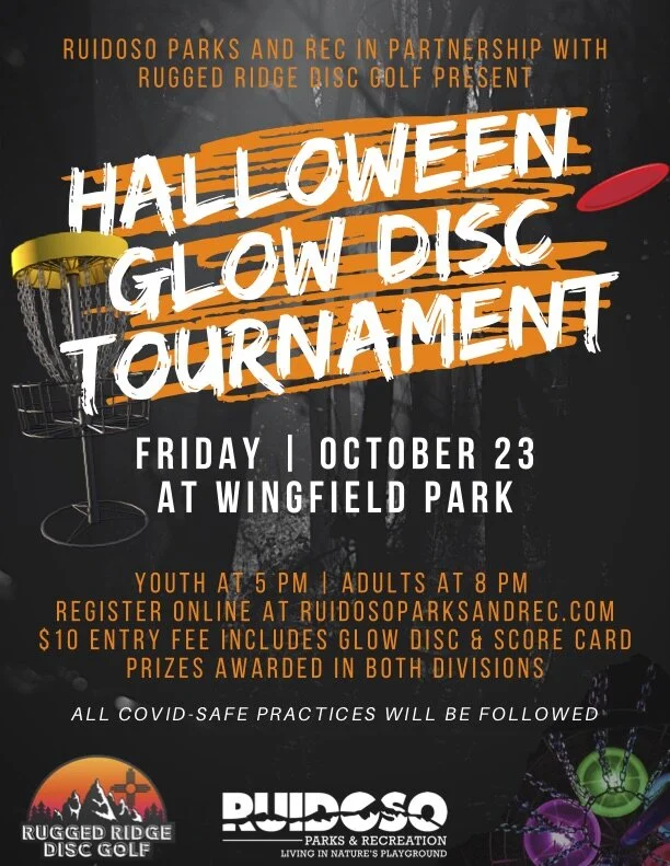 Halloween Glow Disc Tournament at Wingfield Park — Parks & Recreation
