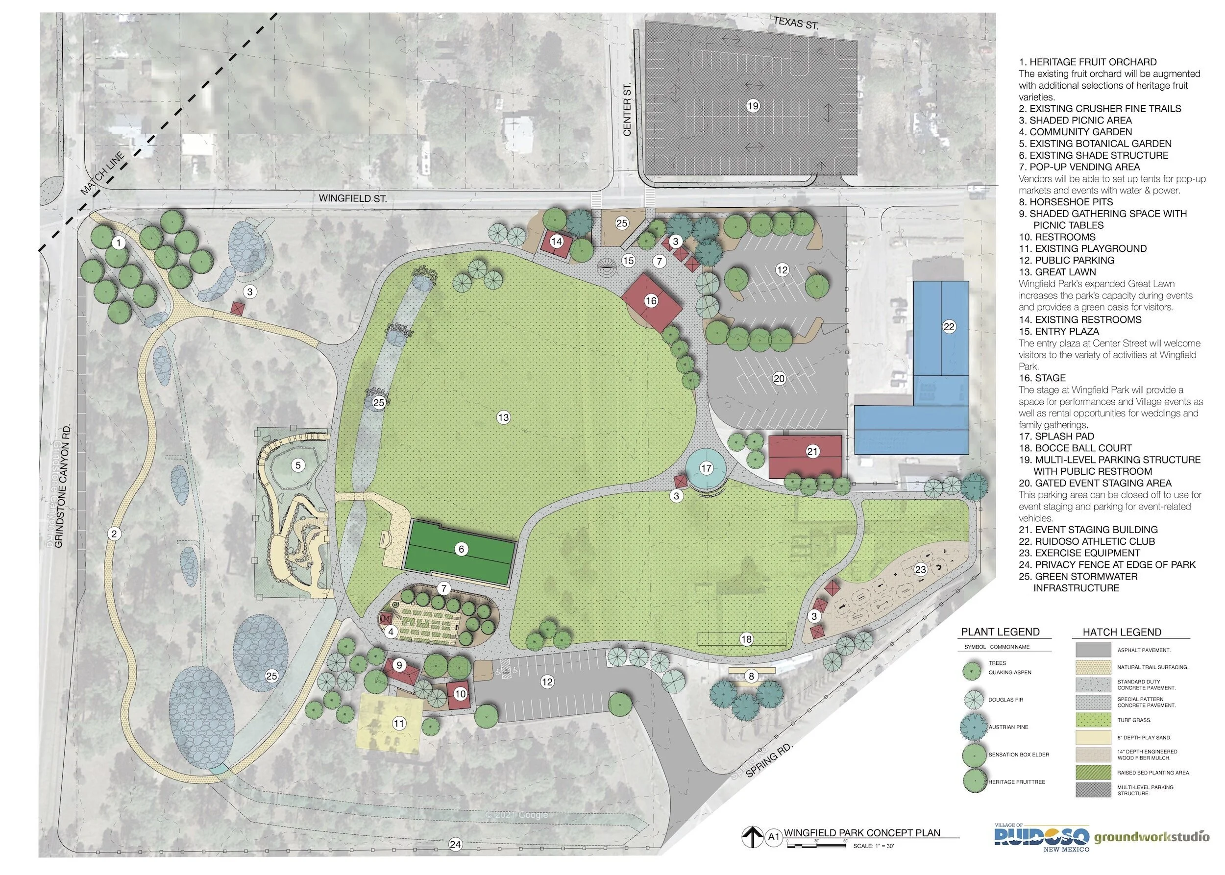 WINGFIELD PARK CONCEPTUAL PLAN