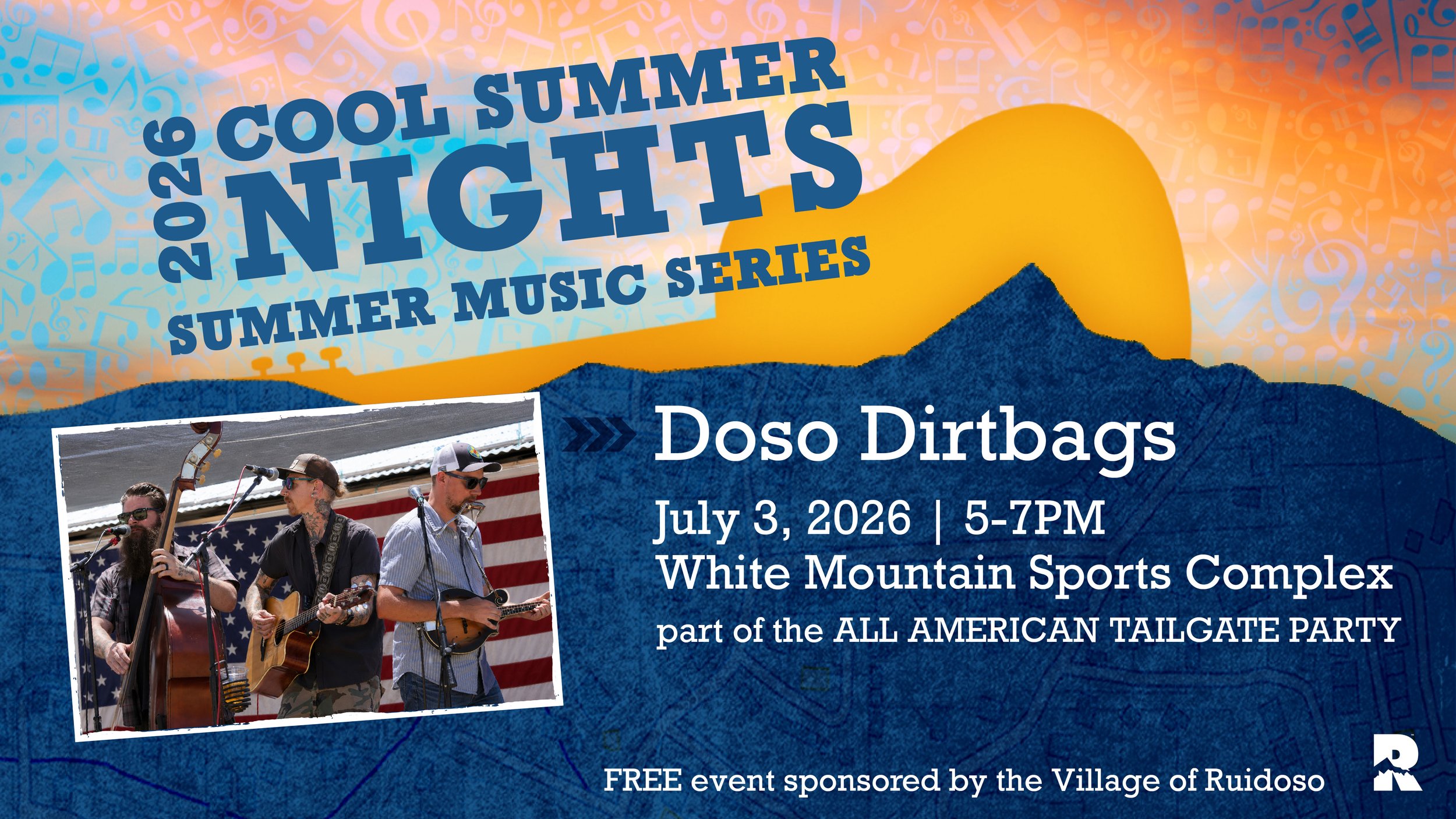 Doso Dirtbags at Cool Summer Nights — White Mountain Sports Complex [UPDATED LOCATION FOR THIS EVENT ONLY]