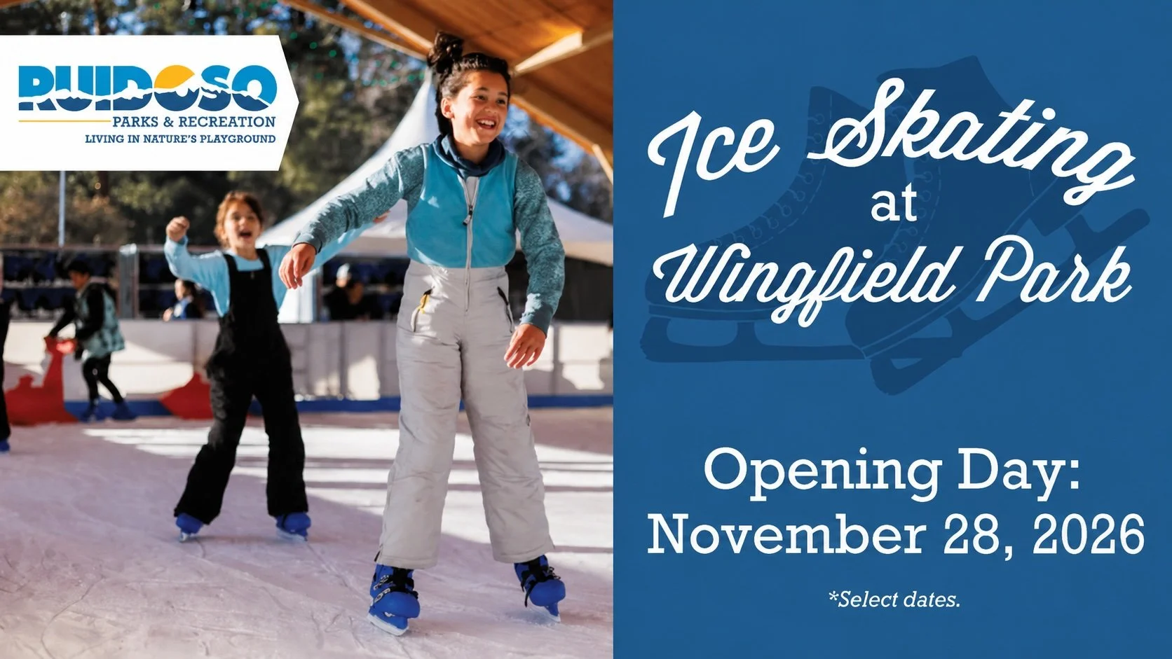 Opening Weekend - Ice Skating Rink at Wingfield Park