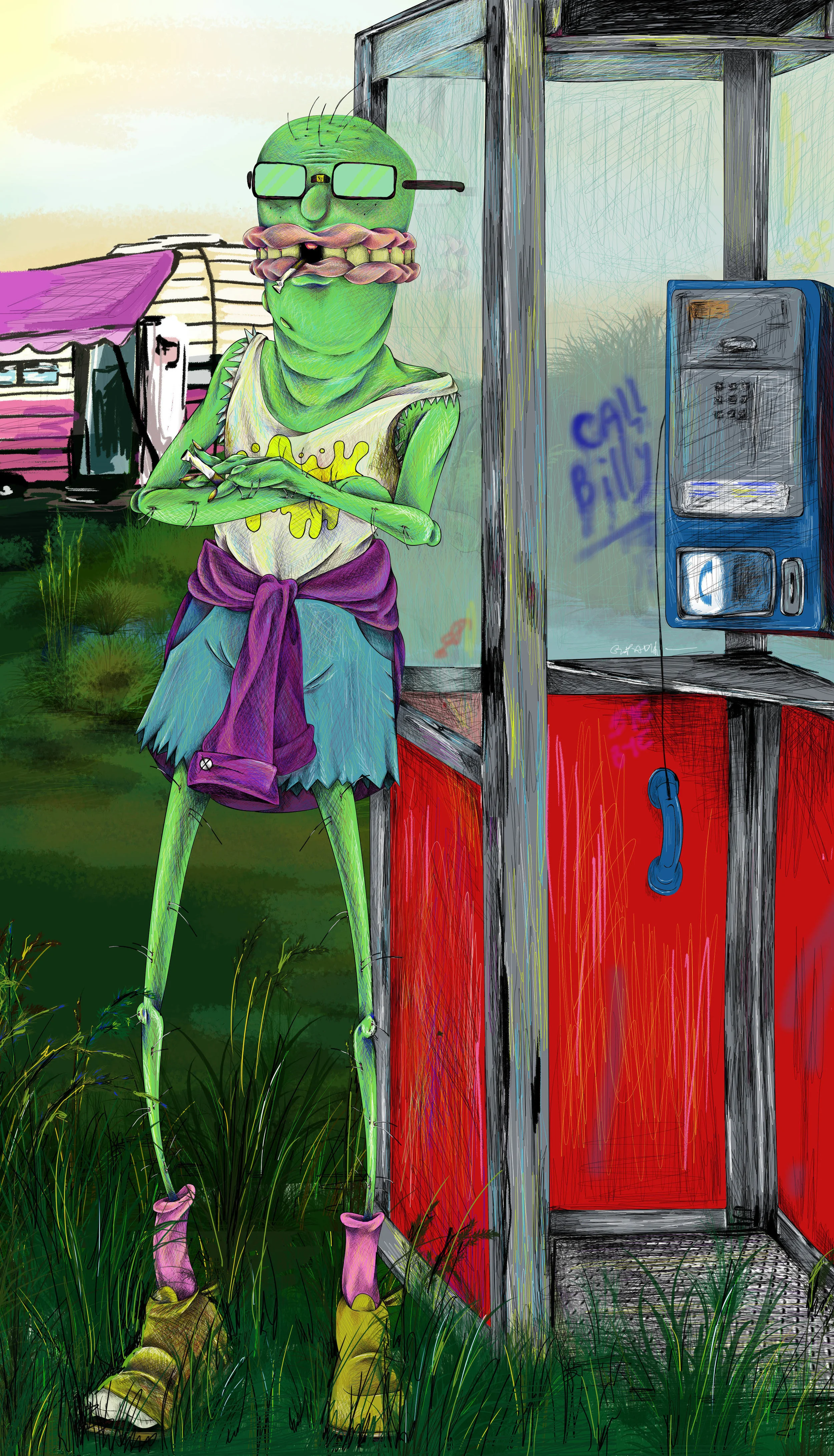Digital illustration. 2018