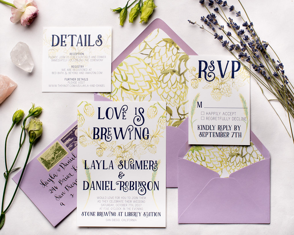 Invitation Suites Pineapple Street Designs Illustrations Wedding (46).jpg