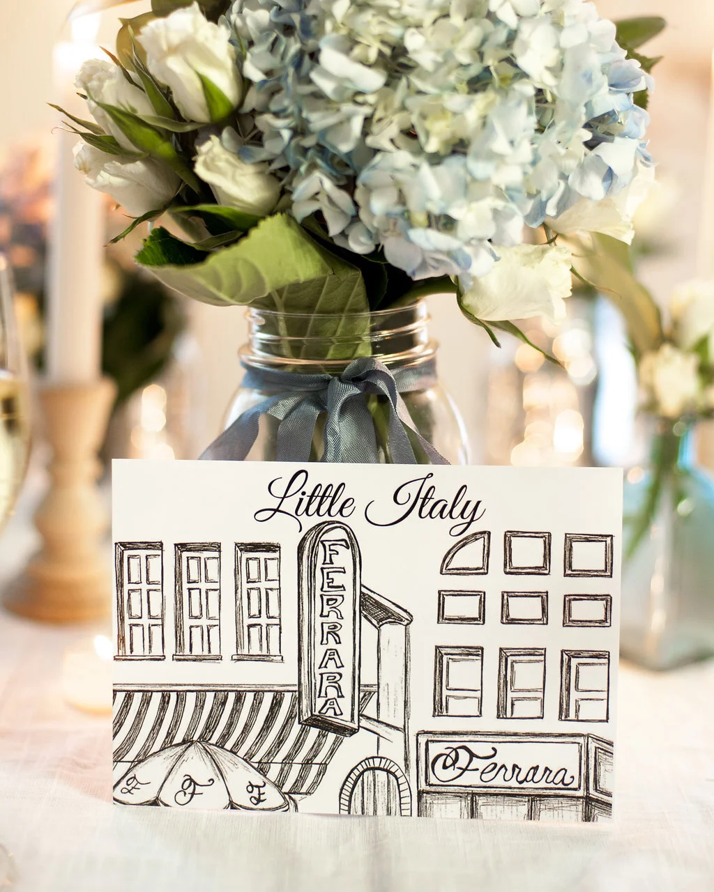 New York City Neighborhoods Wedding Table Numbers — Pineapple Street