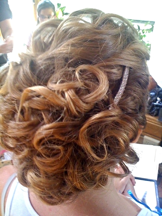 stowe vt wedding hair updo