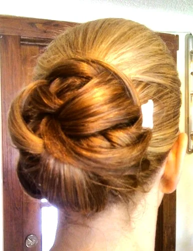 Wedding hair updo stowe vermont
