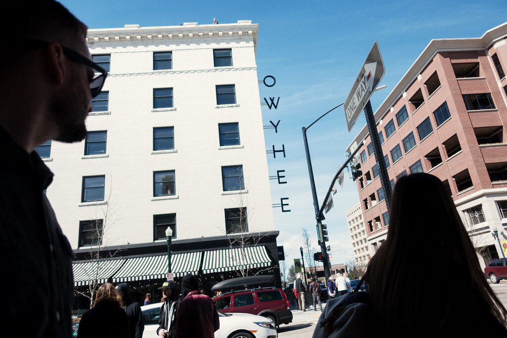 Downtown Boise on foot