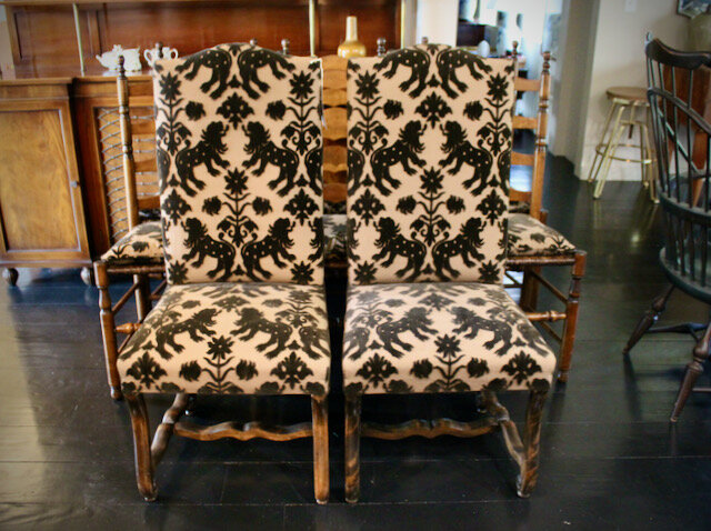 Hawthorne Furniture Highland Ladder Back Side Chair w/Cushion Seat in  Rustic Sand Wash