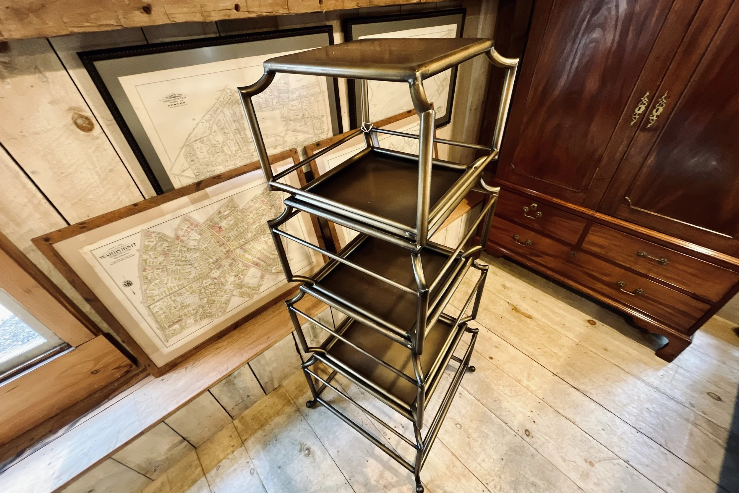 Stacked Etagere, Baker Furniture — LEONARDS NEW ENGLAND