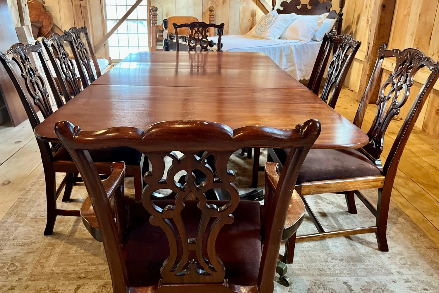 Mahogany Chippendale Style Chippendale Dining Room Set Antique