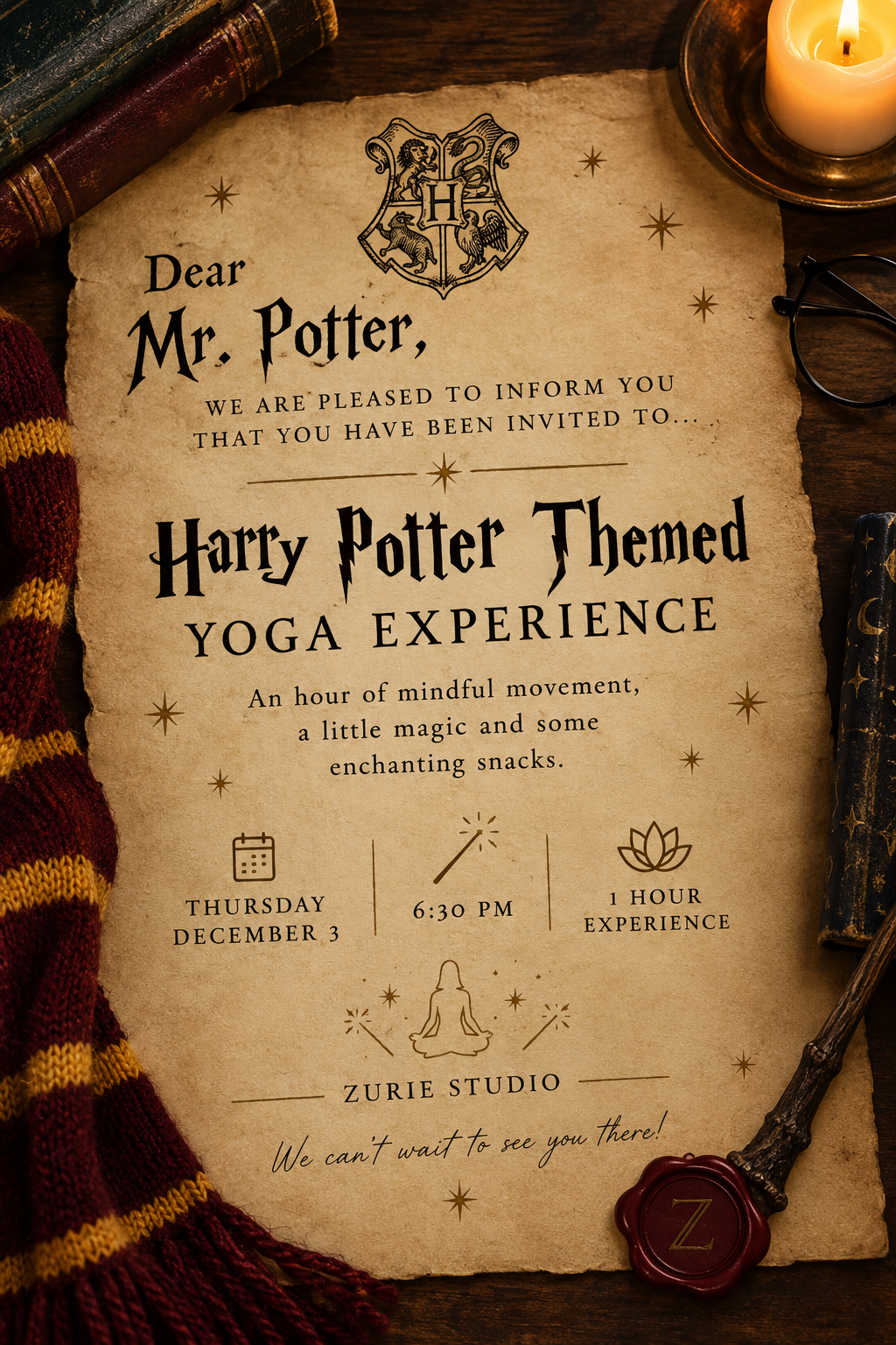 Harry Potter Columbus Yoga