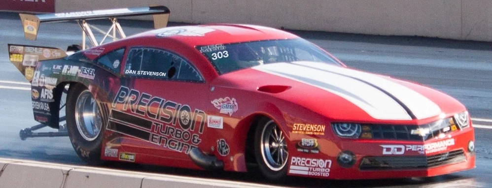 Dan Stevenson joins Harry Hruska & the PTE Pro Mod Camaro