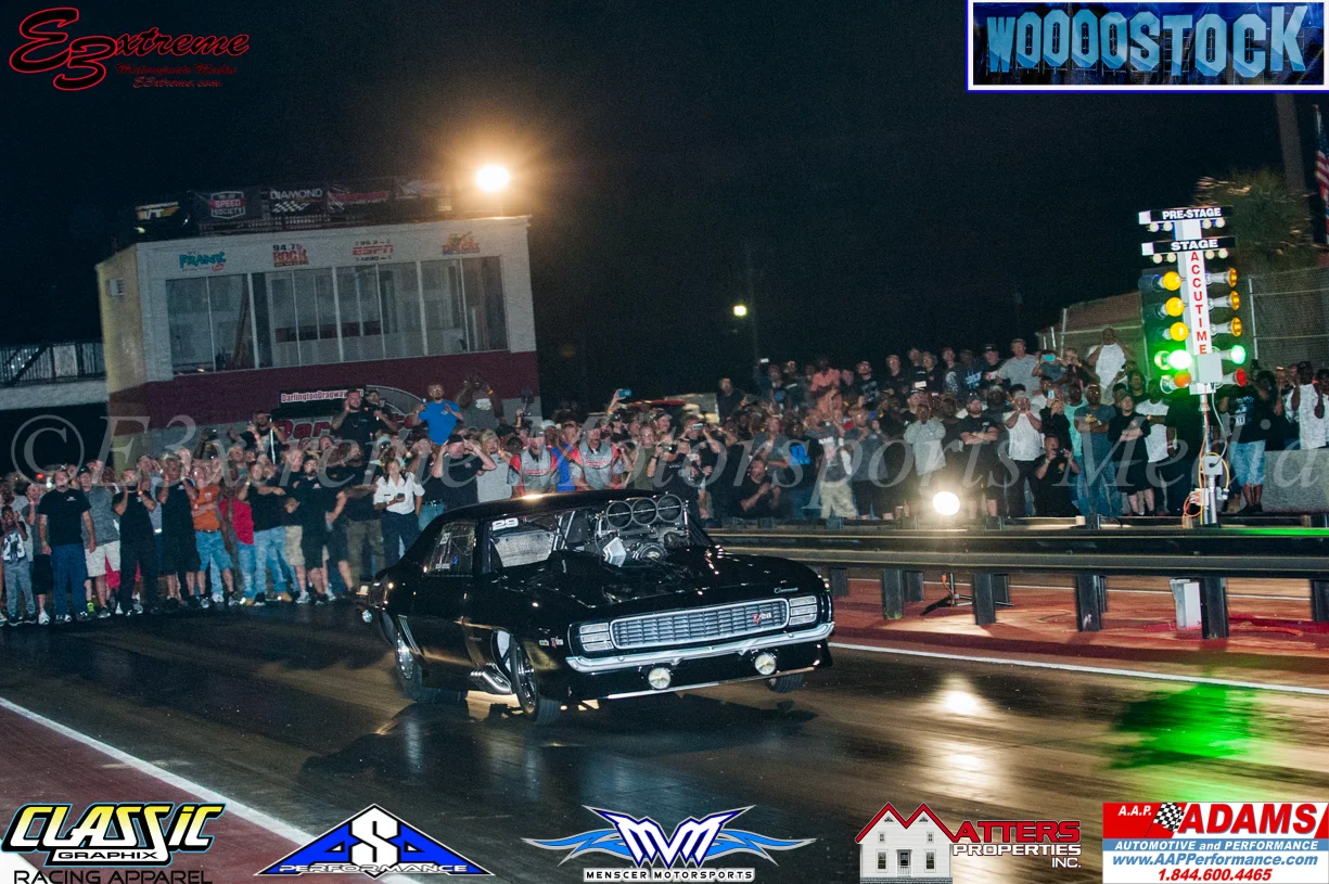 A sticky track, a huge hype man, grudge racing...This is WOOOOSTOCK!!