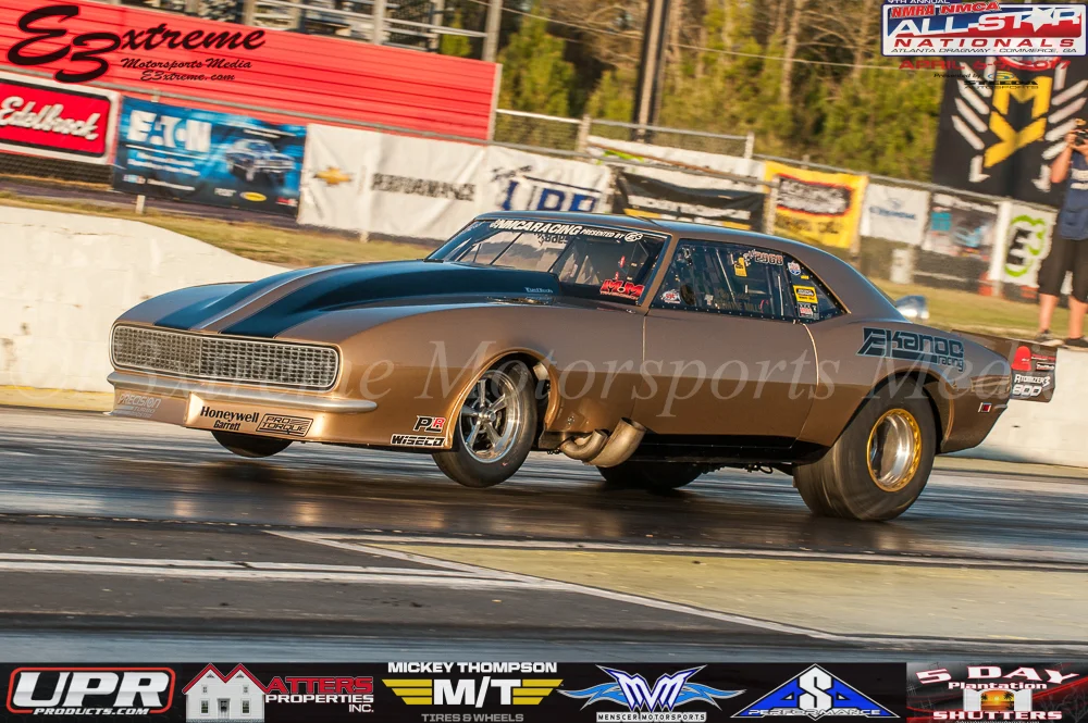Radial Front Runner Dewayne Mills and the Golden Gorilla switch to Garrett turbos